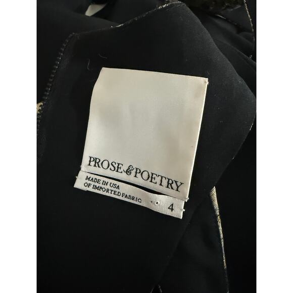 Prose & Poetry Black Gold Georgia Cutout Back Long Maxi Dress Formal Gown 4 NWT - Picture 5 of 9